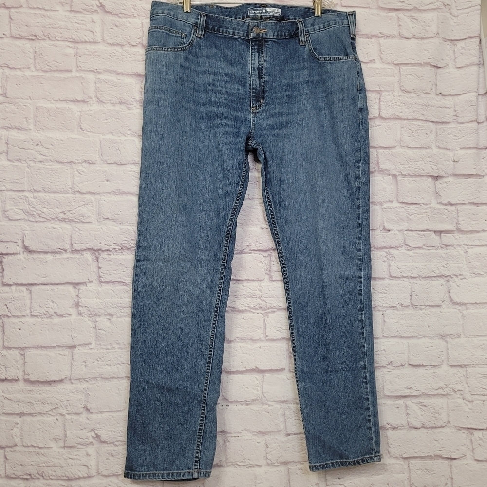 Carhartt Rugged Flex Relax Fit Low-Rise 5 Pocket Tapered Jeans 40x32